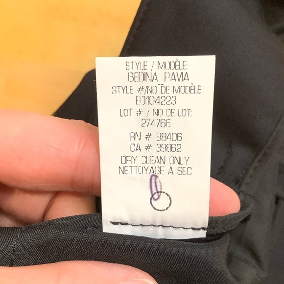 THEORY Bedina Pavia Black Tailored Ankle Trousers Size 8 - Picture 11 of 13